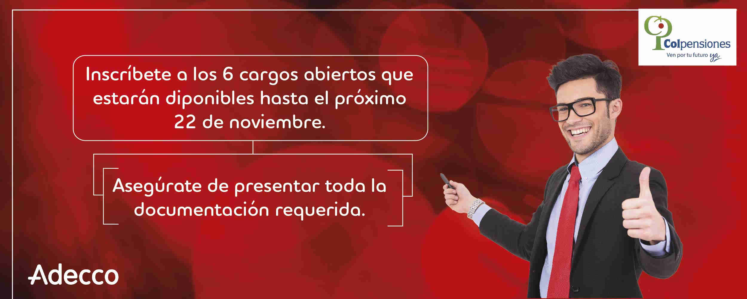 Nueva oferta de cargos